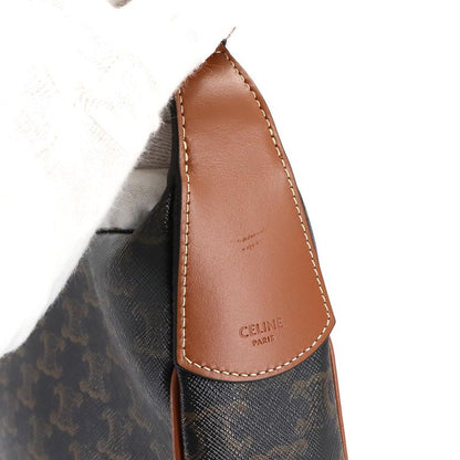 Exhibit Celine Triomphe Heloise Shoulder Bag Leather Tan 114712 Gold Hardware