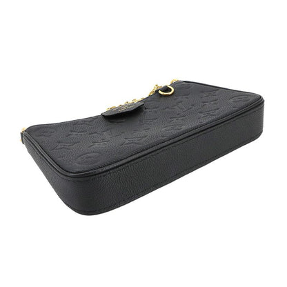 Louis Vuitton Monogram Empreinte Easy Pouch Shoulder Bag Leather Noir Black