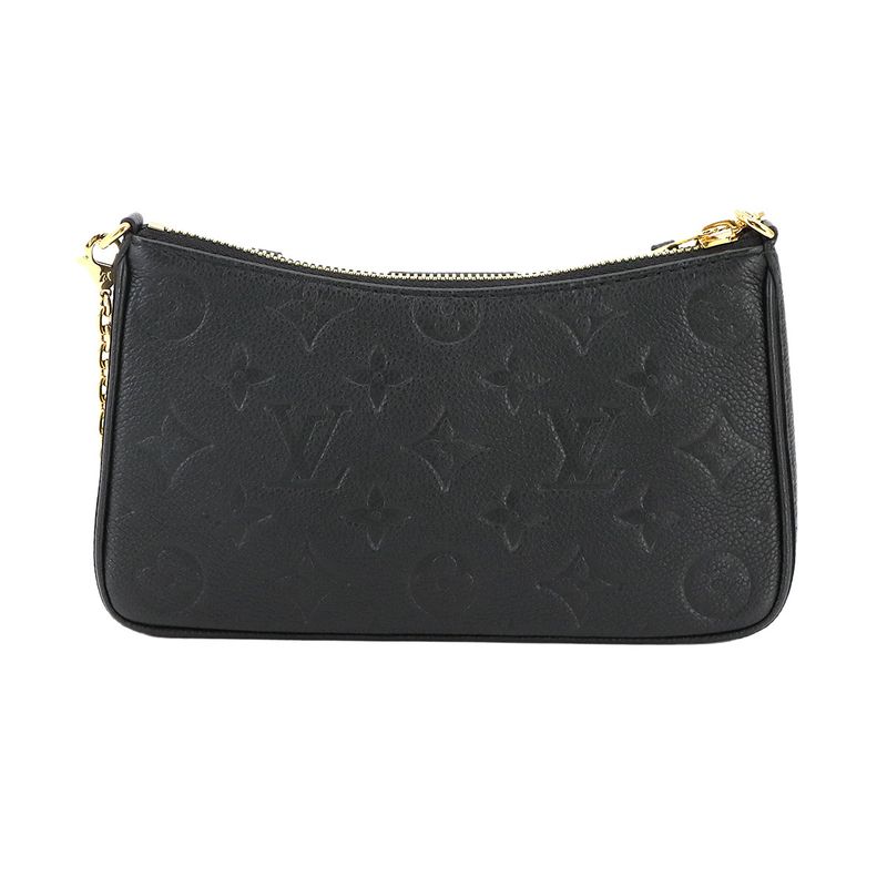 Louis Vuitton Monogram Empreinte Easy Pouch Shoulder Bag Leather Noir Black