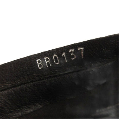 Louis Vuitton Long Boots Side Zip Knee High Br0137 Enamel Black 37