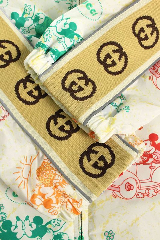 Gucci 604029 Zadkh Character Design GG Logo Zip Nylon Blouson Men 46