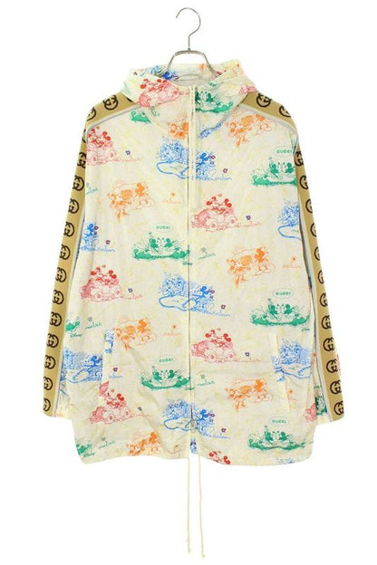 Gucci 604029 Zadkh Character Design GG Logo Zip Nylon Blouson Men 46