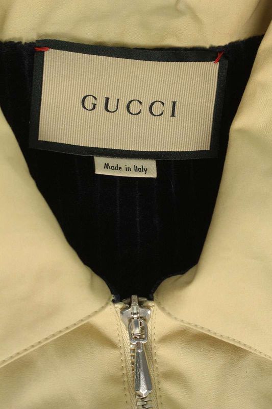 Gucci 21SS 645247 Xjc6c Cordieroi-switched Zip-up Blouson Men's XS