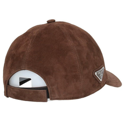 Prada 2hc274 Triangle Plate Suede Hat Men's L