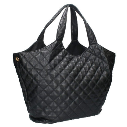 Saint Laurent Paris Icard Maxi Shopping Bag 698651 Cassandra Logo Leather