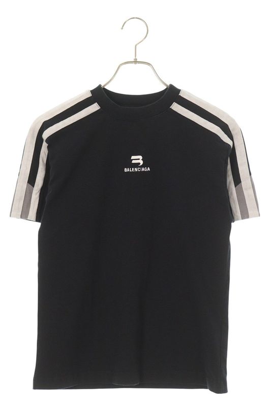 Balenciaga 22AW 704070 Tmvg4 Logo Tight Fit T-shirt Men M