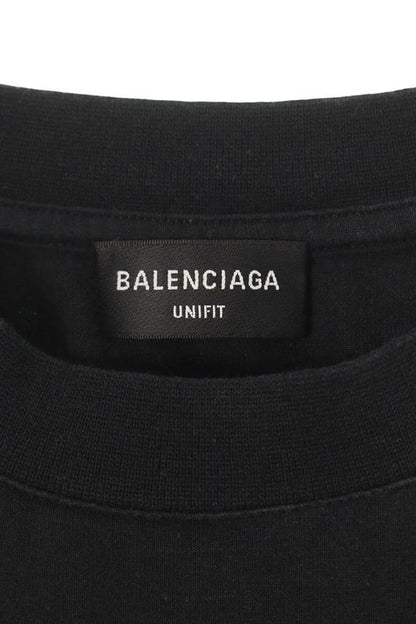 Balenciaga 22AW 704070 Tmvg4 Logo Tight Fit T-shirt Men M