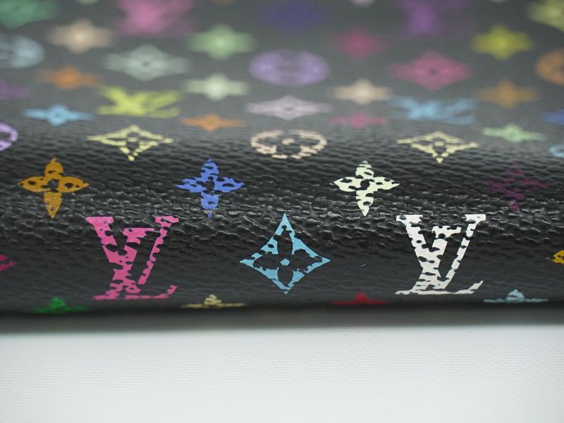 Authentic Louis Vuitton LV Zippy Wallet Monogram Multicolor Long Wallet Noir