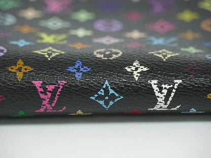 Authentic Louis Vuitton LV Zippy Wallet Monogram Multicolor Long Wallet Noir
