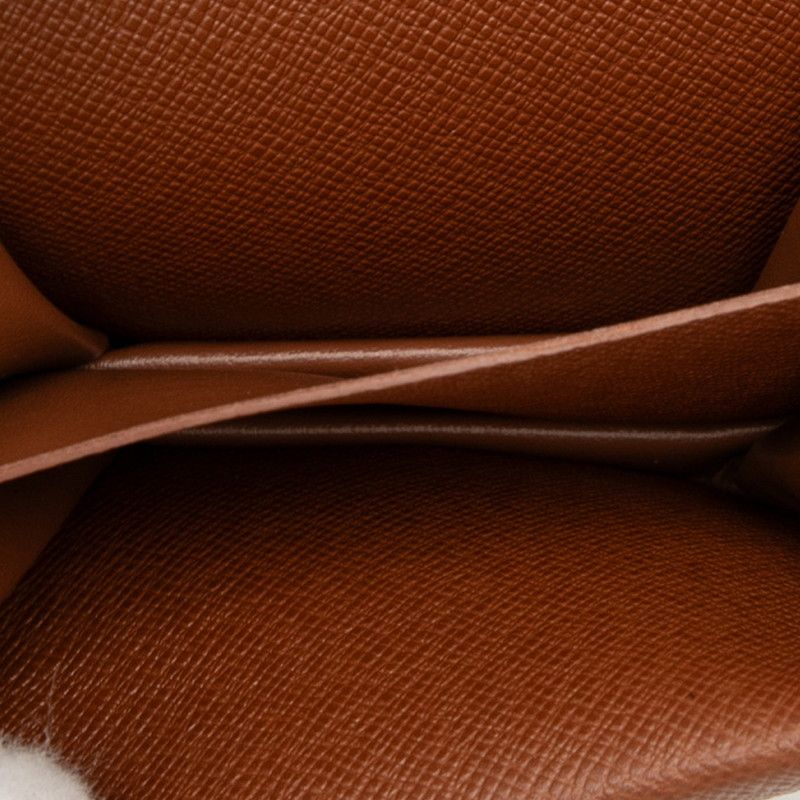 Louis Vuitton Monogram Porte M61970 Brown PVC Leather Women's Louis Vuitton