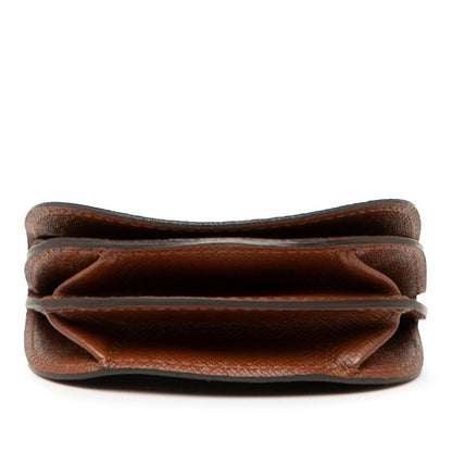 Louis Vuitton Monogram Porte M61970 Brown PVC Leather Women's Louis Vuitton