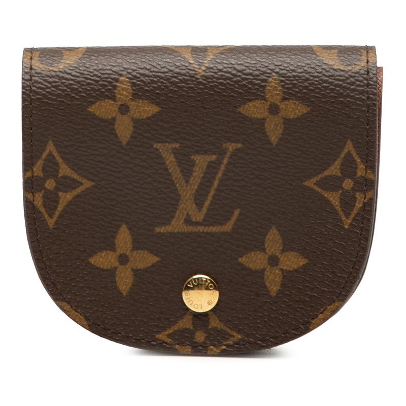 Louis Vuitton Monogram Porte M61970 Brown PVC Leather Women's Louis Vuitton