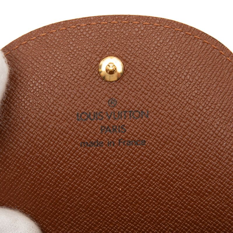 Louis Vuitton Monogram Porte M61970 Brown PVC Leather Women's Louis Vuitton