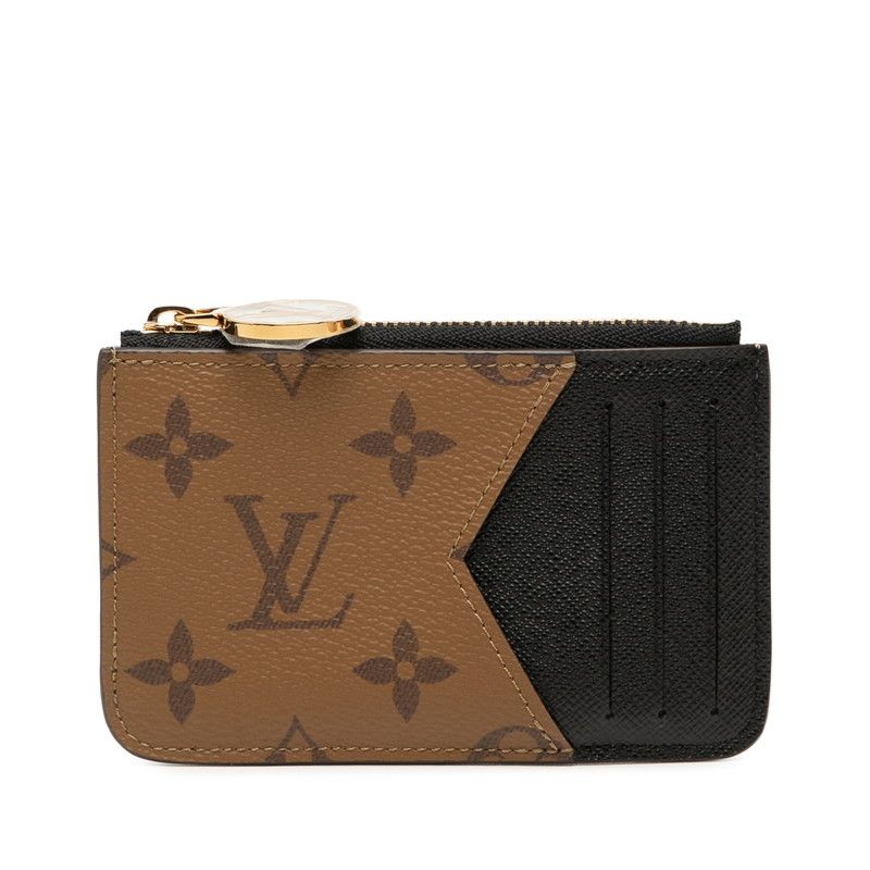 Louis Vuitton Monogram Reverse Porte Carte Romy Card Case Fragment Case M81912