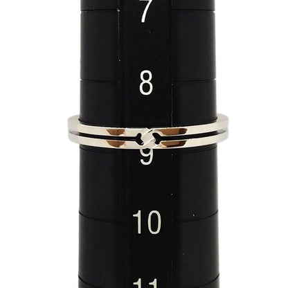 Gucci Knot Ring Approx 9 18K White Gold 20g