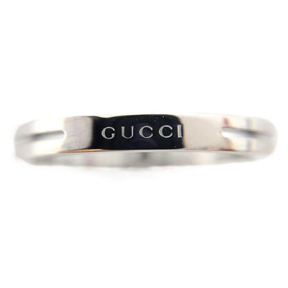 Gucci Knot Ring Approx 9 18K White Gold 20g