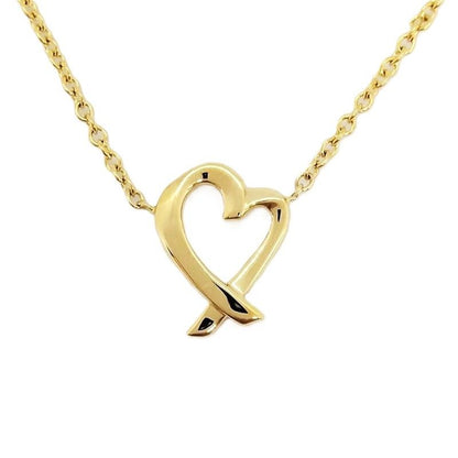 Tiffany & Co Tiffany & Co Paloma Picasso Rabbi Ring Heart Necklace 18K Yellow