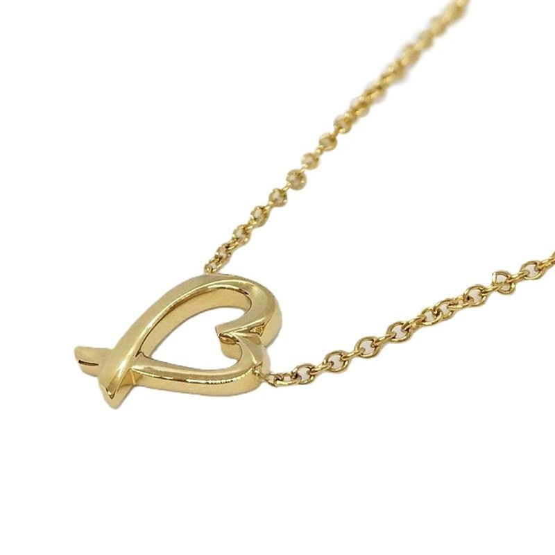 Tiffany & Co Tiffany & Co Paloma Picasso Rabbi Ring Heart Necklace 18K Yellow