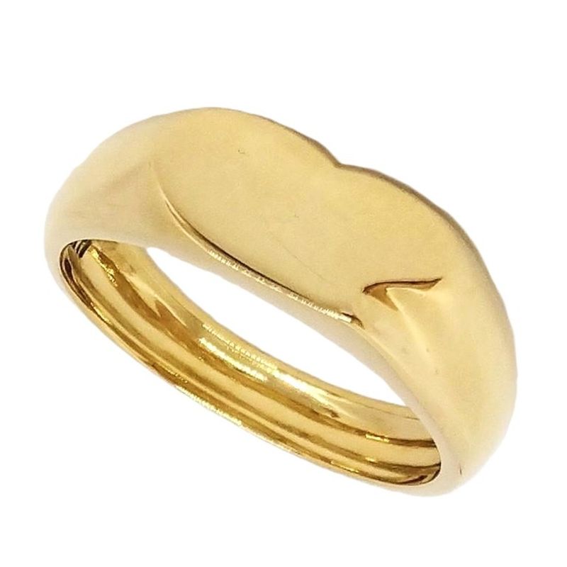 Tiffany & Co Tiffany & Co Elsa Peretti Signet Heart Ring Ring Approx 15 18K 51g