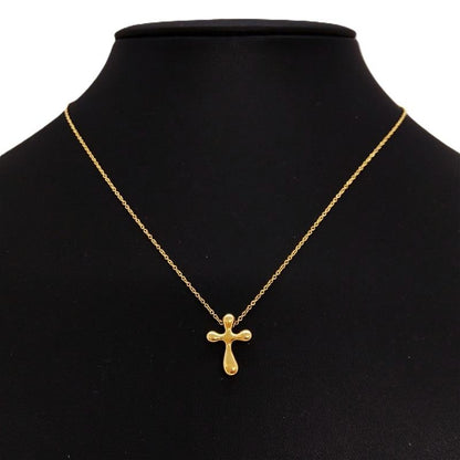 Tiffany & Co Tiffany & Co Elsa Peretti Small Cross Necklace 18K 43g