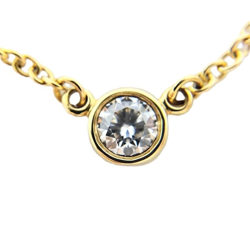 Tiffany & Co Tiffany & Co By-the-yard Necklace With Diamonds 18K 19g Gold