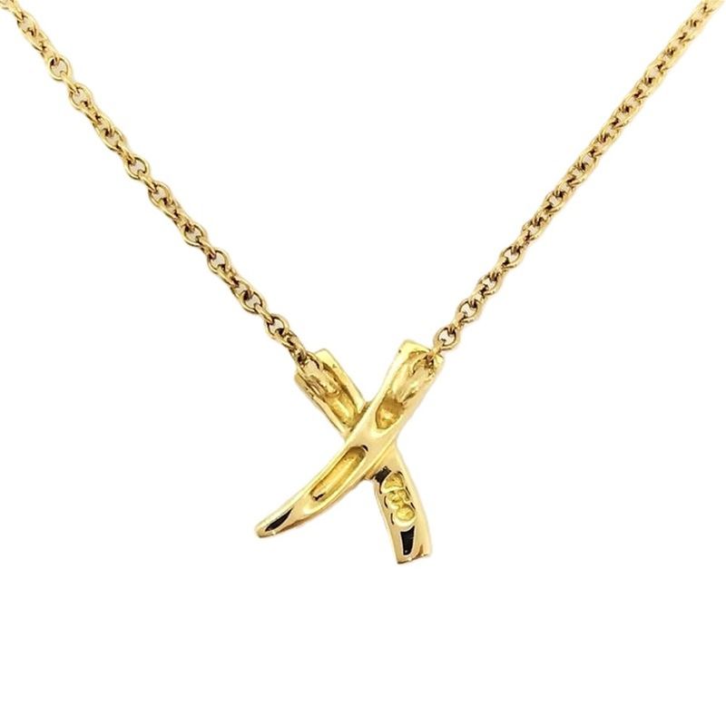 Tiffany & Co Tiffany & Co Paloma Picasso Kiss Necklace 18K 22g Gold
