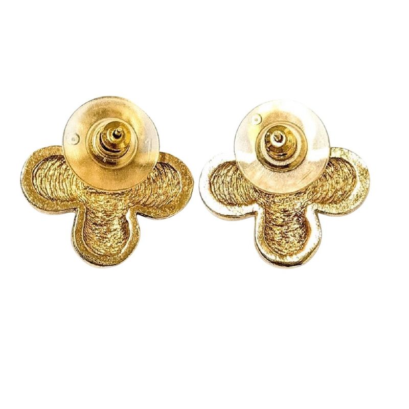 Christian DIOR Earrings Gpg Gold