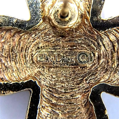 Christian DIOR Earrings Gpg Gold