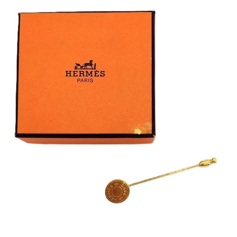 Hermes Sellier Pin Brooch