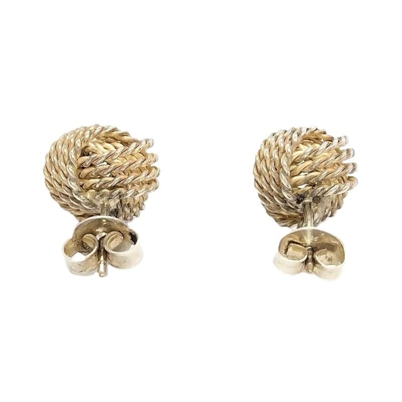Tiffany & Co Tiffany & Co Twisted Knot Somerset Earrings Sv925 27g Silver