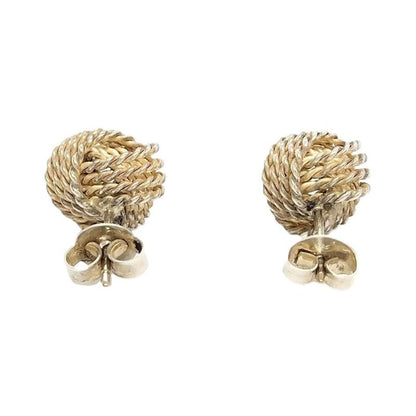 Tiffany & Co Tiffany & Co Twisted Knot Somerset Earrings Sv925 27g Silver