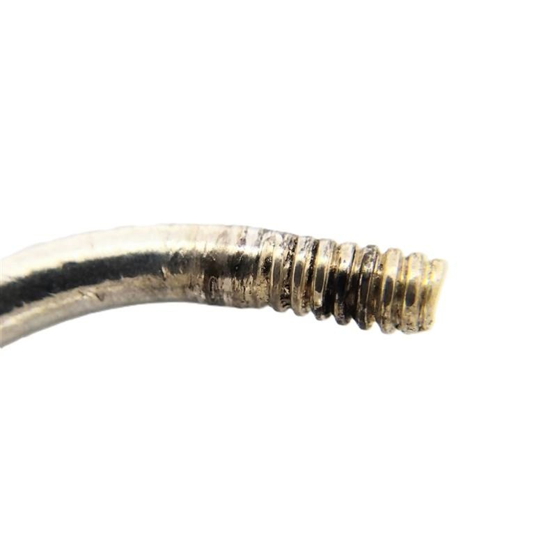 Tiffany & Co Tiffany & Co Round Tag Key Ring Star Ring Silver 91g Silver