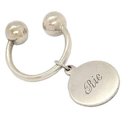 Tiffany & Co Tiffany & Co Round Tag Key Ring Star Ring Silver 91g Silver