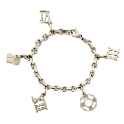 Tiffany & Co Tiffany & Co Atlas 5charm Bracelet Sv925 194g Silver
