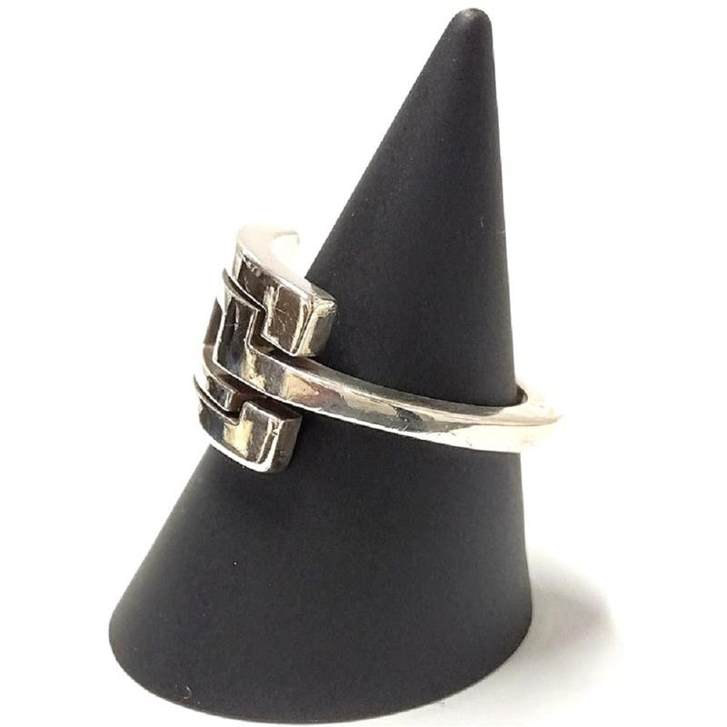 Gucci Square Design Ring #14 Sv925 61g