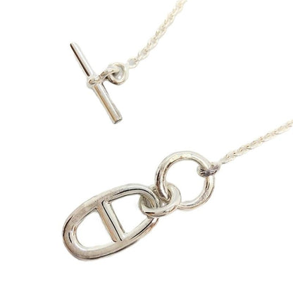 Hermes Chaine D'ancre Amulet Necklace Sv925 88g Silver