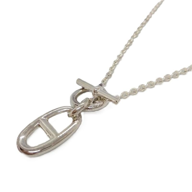 Hermes Chaine D'ancre Amulet Necklace Sv925 88g Silver