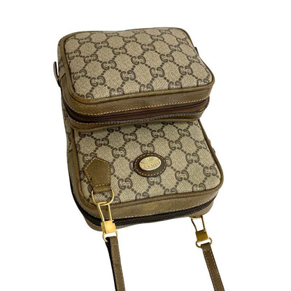 Gucci Vintage Plus Logo Hardware Leather Mini Shoulder Bag