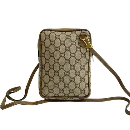 Gucci Vintage Plus Logo Hardware Leather Mini Shoulder Bag