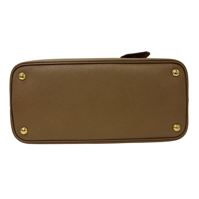 Prada Bag Women's Brand Tote Leather Brown 1bg887 Camel Large