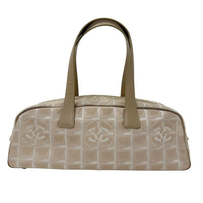 Chanel Bag Women's Branded Handbag New Travel Nylon Pink Beige Gold Hardware