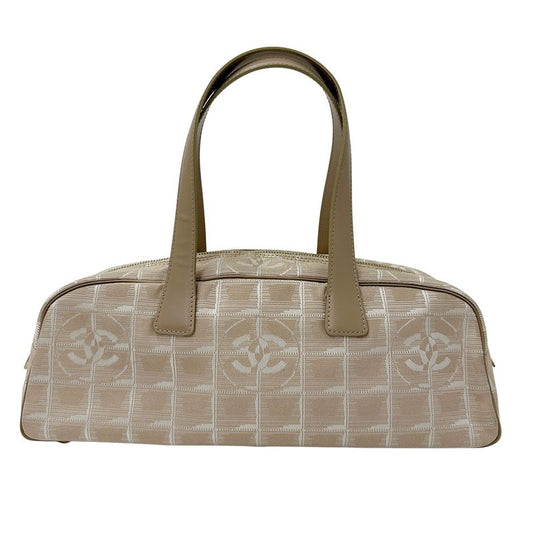 Chanel Bag Women's Branded Handbag New Travel Nylon Pink Beige Gold Hardware