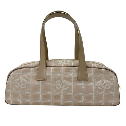 Chanel Bag Women's Branded Handbag New Travel Nylon Pink Beige Gold Hardware