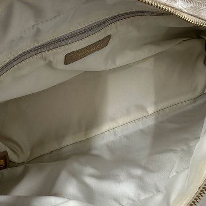 Chanel Bag Women's Branded Handbag New Travel Nylon Pink Beige Gold Hardware