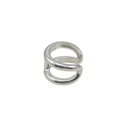 Hermes Ring Osmoz GM H102536b 00056 56 Size Ag925 Silver Hermes