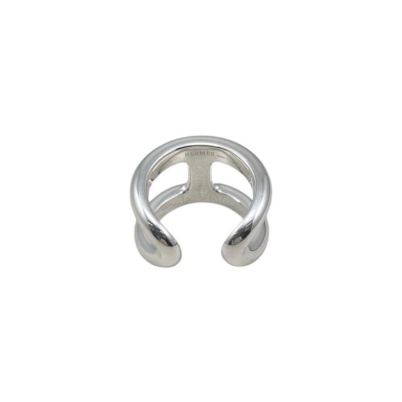 Hermes Ring Osmoz GM H102536b 00056 56 Size Ag925 Silver Hermes