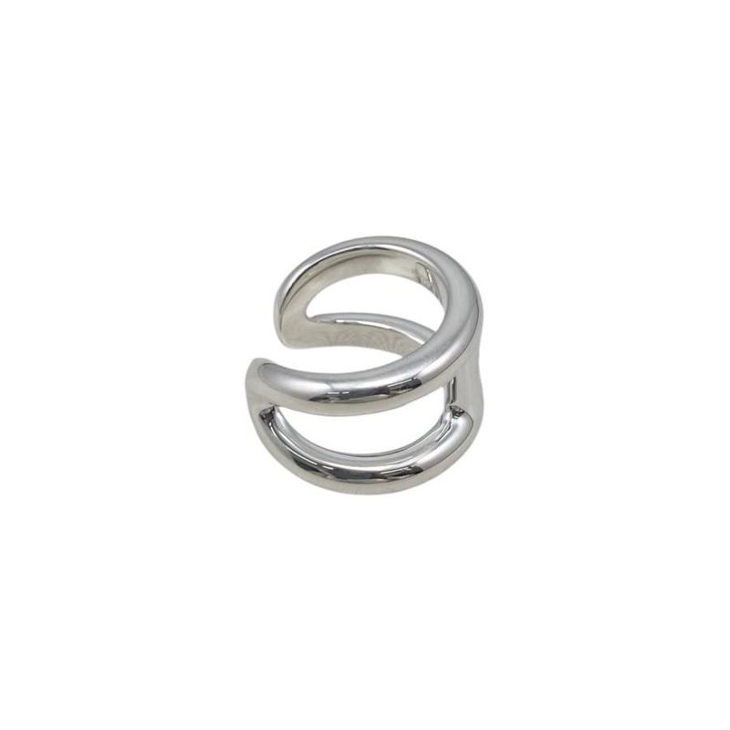 Hermes Ring Osmoz GM H102536b 00056 56 Size Ag925 Silver Hermes