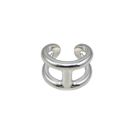 Hermes Ring Osmoz GM H102536b 00056 56 Size Ag925 Silver Hermes