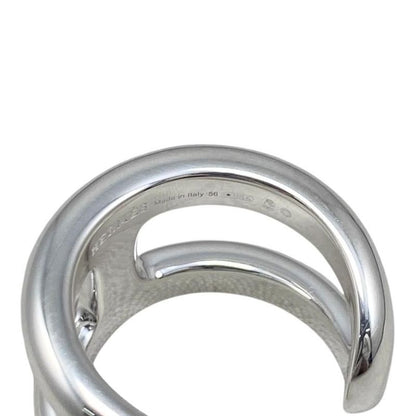 Hermes Ring Osmoz GM H102536b 00056 56 Size Ag925 Silver Hermes