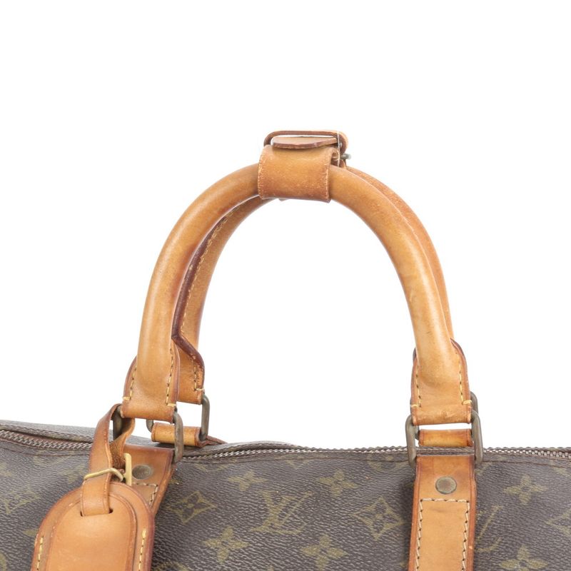 Louis Vuitton Monogram Keepall 55 M41424 Leather Boston Bag Business Travel